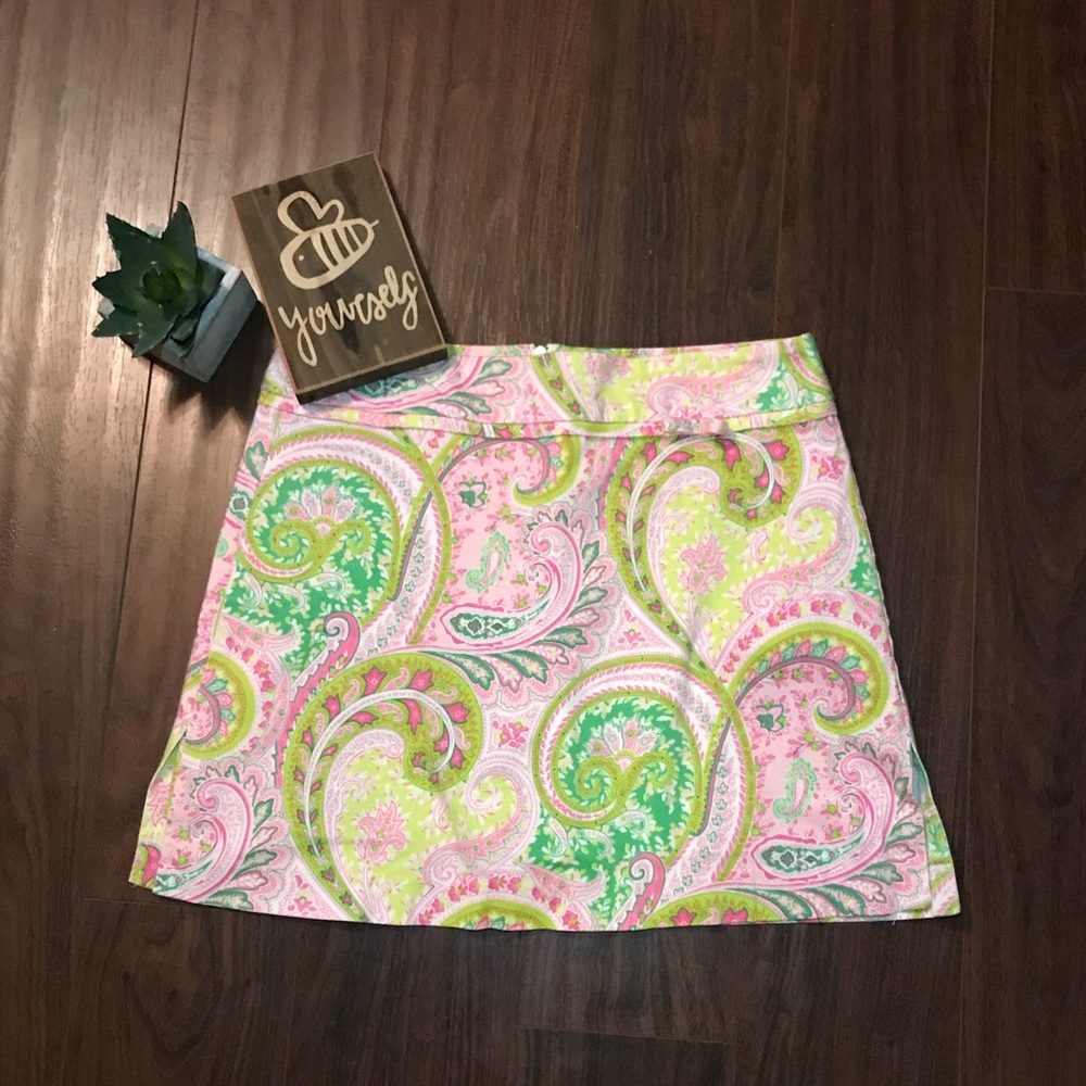 Alanni Paisley Print Skort